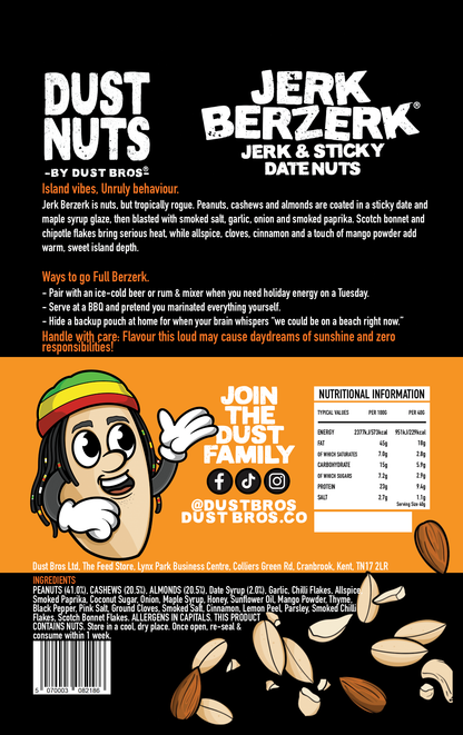Dust Nuts - Jerk Berzerk (165g Pouch)