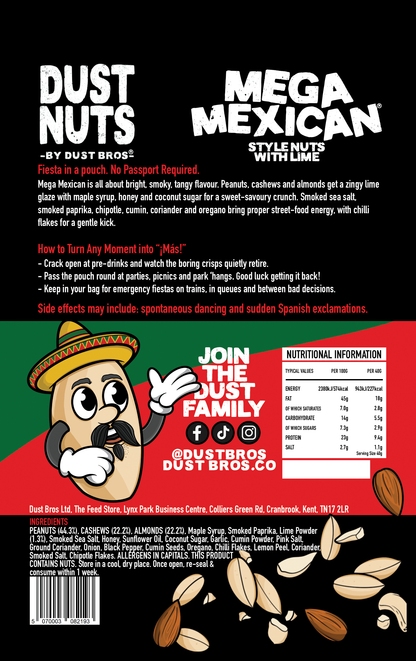 Dust Nuts - Mega Mexican (165g Pouch)